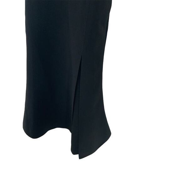 Self-Portrait Angelique Frilled Split Front Sculptured Midi Dress Women's Size 0 - Picture 5 of 10